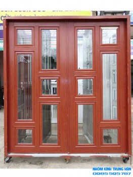 Mẫu cửa nhôm đẹp nhất hiện nay 14 ( Giá 1.350.000 / m 2 )