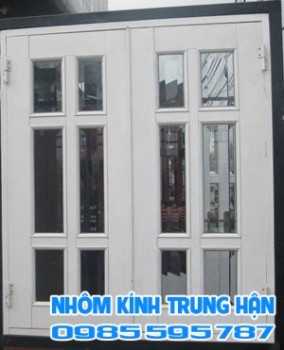Mẫu cửa nhôm đẹp nhất hiện nay 15 ( Giá 1.200.000 / m 2 )